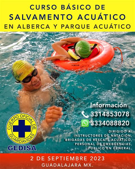 CURSO BÁSICO DE SALVAMENTO ACUÁTICO GEDISA Guardavidas