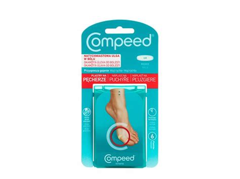 Compeed® Plastry Na Odciski Między Palcami Ulotka Dawkowanie