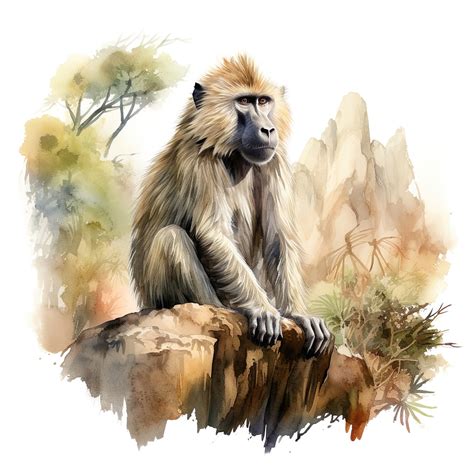 Download Ai Generated, Baboon, Primate. Royalty-Free Stock Illustration Image - Pixabay