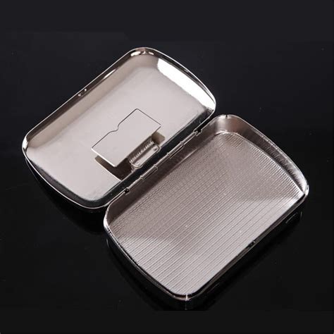 Metal Sliver Cigarette Case Tobacco Rolling Machine Box Storage Container Holder Ebay