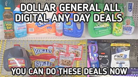 Dollar General All Digital Any Day Deals Couponing Deals