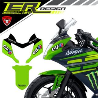 Jual 115 Dekal Decal Sticker Kawasaki Ninja 250SL RRmono KRT Wsbk 18