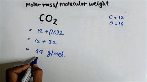Molar Mass Of Carbon Dioxide