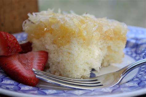 Pass The Peas Please White Cake With Pineapple Coconut Icing