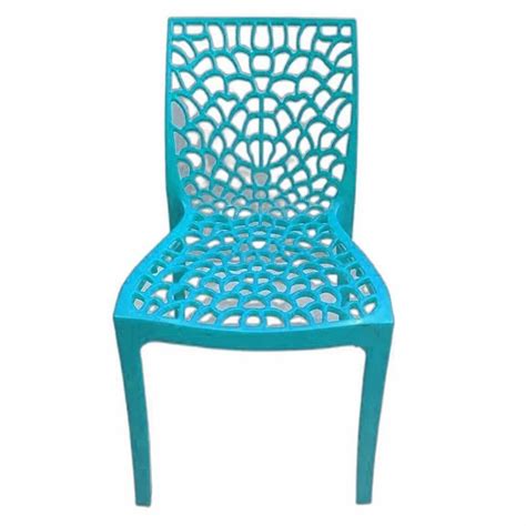 Blue Web Plastic Armless Chair At Rs New Delhi Id