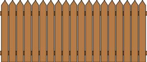 Wooden Fence Clip Art at Clker.com - vector clip art online, royalty ...