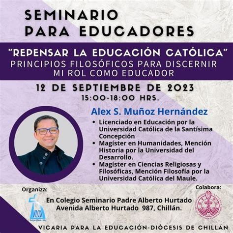 Vicar A Para La Educaci N Realizar Seminario Para Educadores Repensar