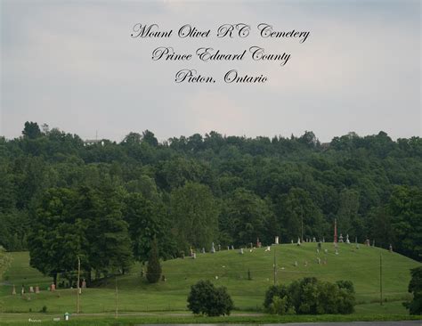 Mount Olivet Cemetery in Picton, Ontario - Find a Grave Cemetery