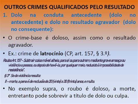 Oficina De Ideias Dicas De Direito Penal Crime Preterdoloso Ii