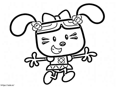 Daizy From Wow Wow Wubbzy coloring page