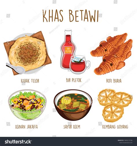 Indonesian Food Betawi Using Vector Format Stock Vector Royalty Free