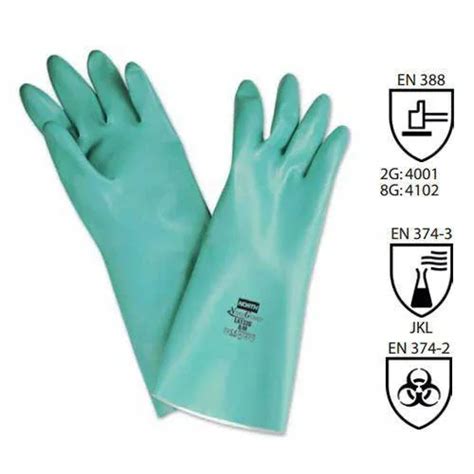 North By Honeywell Nitri Guard Nitrile Glove Chemical Glove Laboratory