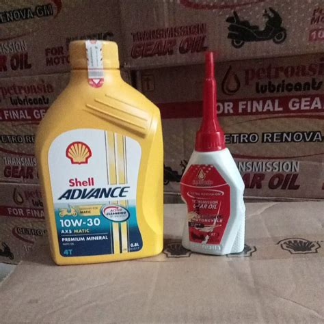 Jual Oli Shell Advance Ax Matic W L Original Paket Oli Gardan