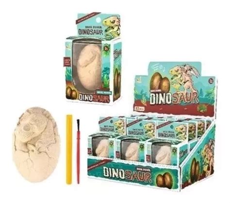 Kit Excavación Huevo Fósil Dinosaurio Con Herramientas en venta en