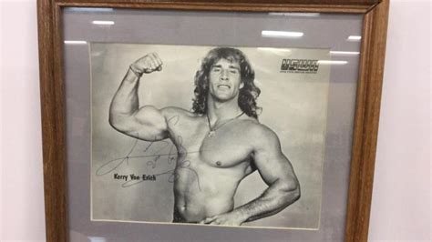 WWF wrestler Kerry Von Erich hand signed photo