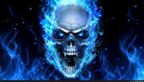 Flame Skull Wallpapers Top Free Flame Skull Backgrounds WallpaperAccess