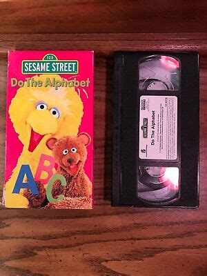 Sesame Street Do The Alphabet VHS Tape Big Bird Childrens Television CTW 1996 | eBay