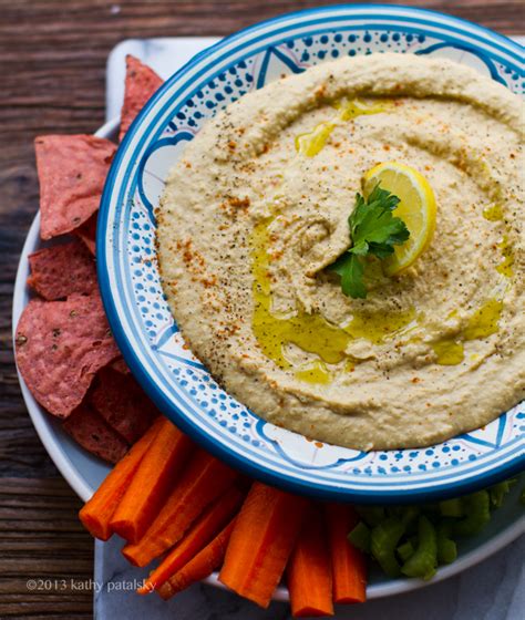 Hummus Dip Restaurant Style Vegan Recipe