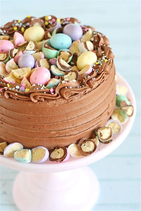 This Pretty Pastel Chocolate Malt Cake Starts With A Perfect Chocolate Cake Recipe Then Is