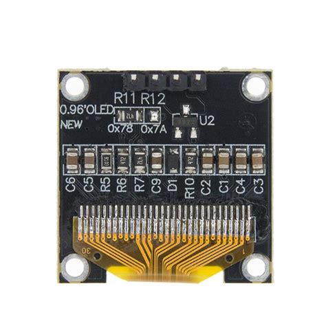 New Inch Iic Serial White Blue Yellow Oled Display Module X