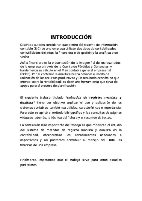 Ejemplo De Introduccion De Un Trabajo Academico