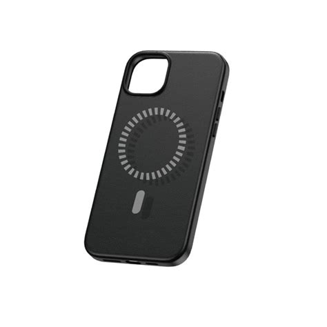 Os Baseus Fauxther Series Phone Case For Ip 15 Pro Cluster Black