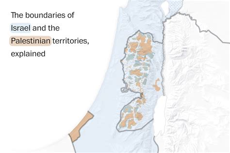 Six Maps Explain The Boundaries Of Israel And Palestinian Territories Washington Post