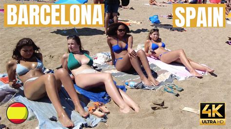 🇪🇸 Barcelona Spain 🏖️ Barceloneta Best Beach Walk Tour 4k Youtube