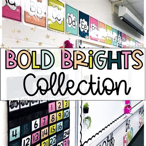 Bold Brights Classroom Decor Bundle Confetti And Creativity