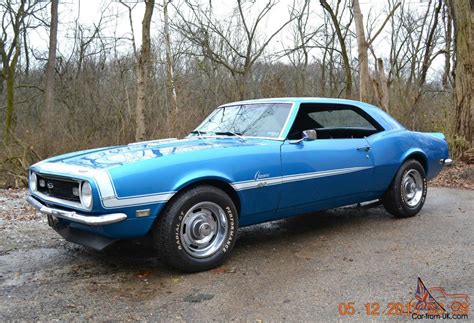 1968 Camaro Real Ss 396 4spd With Orig Proteco Plate Very Nice Car