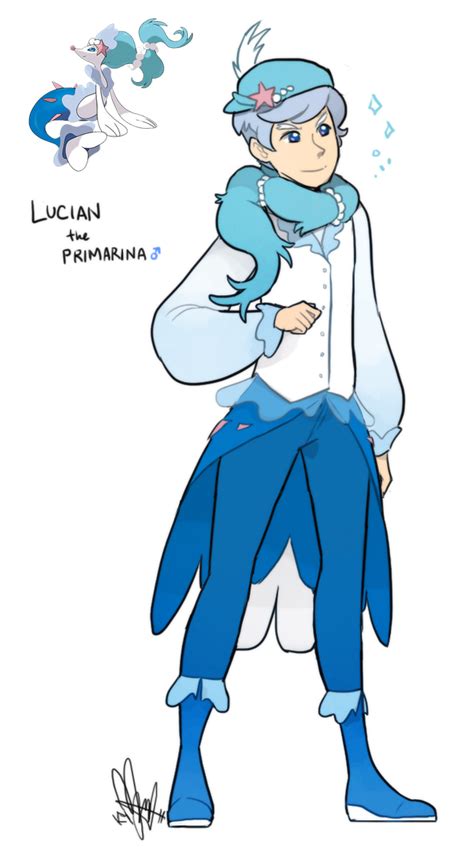 Pokemon: Sun+Moon: Lucian the Primarina (SPOILERS) by ky-nim on DeviantArt