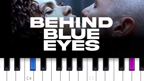 Limp Bizkit Behind Blue Eyes Piano Tutorial Youtube