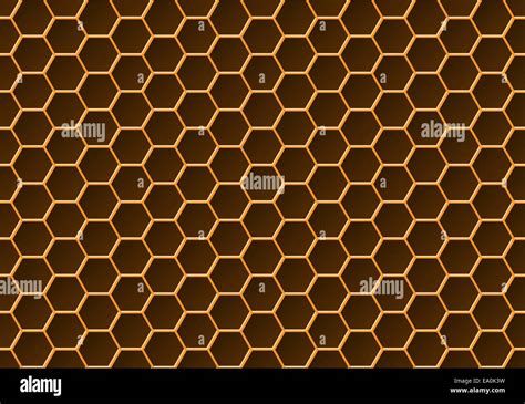 Vector Seamless Honeycomb Pattern Stock Vector Image Art Alamy