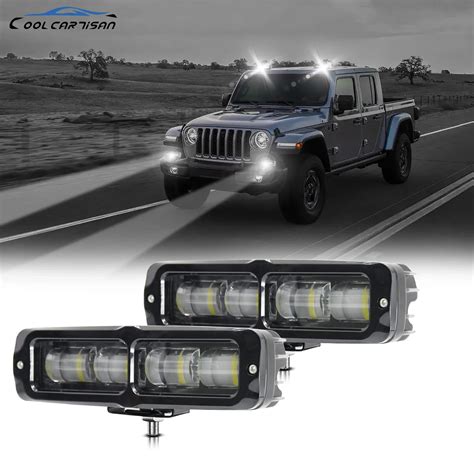 Barra De Trabalho Off Road LED Luz Holofotes Brancos Luz Do Projetor