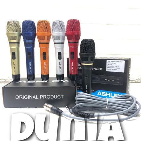 Jual Microphone Mic Kabel Ashley I Original Microvoice Shopee