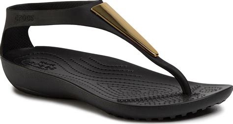 Crocs Serena Metallic Bar Flip Gold Black Zbozi Cz