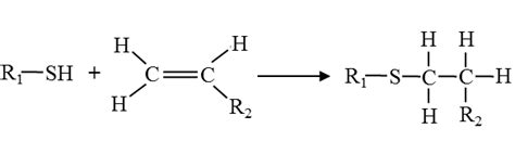 Schéma Général De La Réaction Thiol ène Download Scientific Diagram