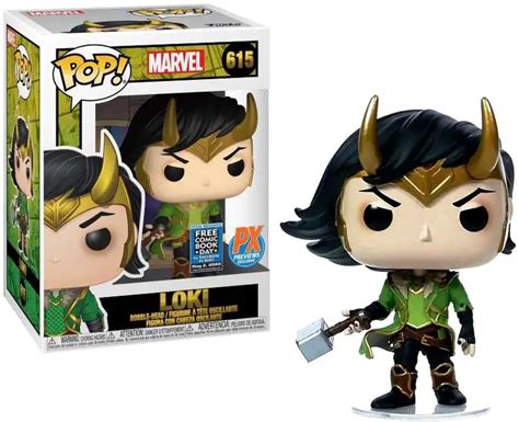 Funko Marvel POP Marvel Loki Exclusive Vinyl Figure 615 Mjolnir - ToyWiz