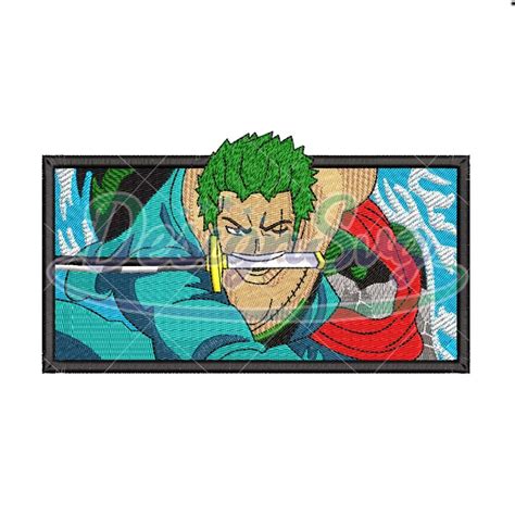 Roronoa Zoro Cool Embroidery Design Designsvg