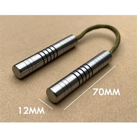 2023 1PCS Stainless Steel Mini Nunchucks Hand Tool Toy EDC Pocket Hand