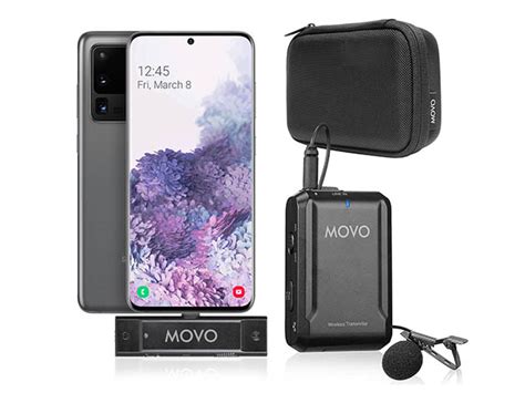 Movo Edge Uc Wireless Lavalier Microphone System For Android Samsung