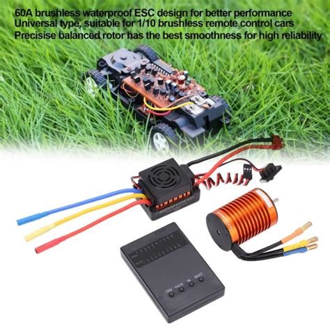 Tmishion F Kv P Moteur Brushless Esc Ensemble De Moteur Sans