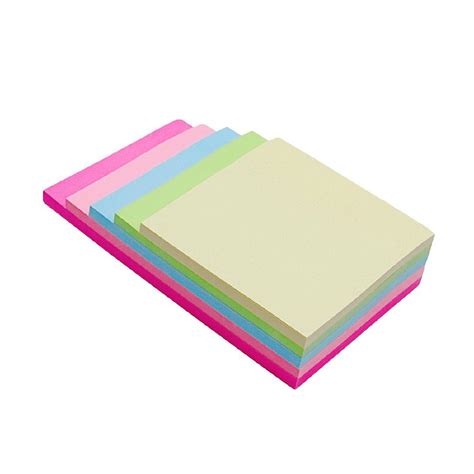 Ws Sticky Notes Tiered 76mm X 76mm Multi Coloured 5 Pack Warehouse