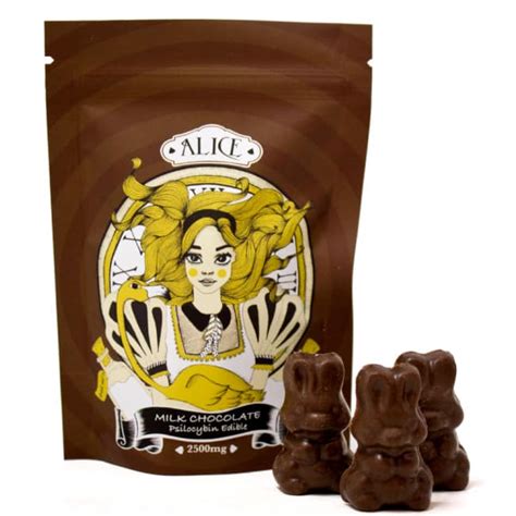 Alice Mushroom Gummy Milk Chocolate 2500mg Puffland Cannabis Online