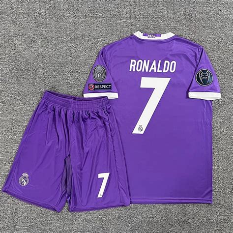 Saison Real Madrid Ausw Rtstrikot Nr Ronaldo Etsy De