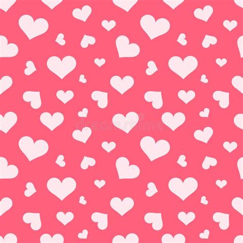 Pink Hearts Pattern Stock Vector Illustration Of Pattern 137311742