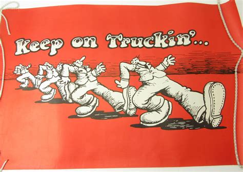 Crumb Robert B1943 Poster Keep On Truckin C1967