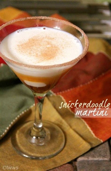 Snickerdoodle Martini Yummy Drinks Snickerdoodles Food