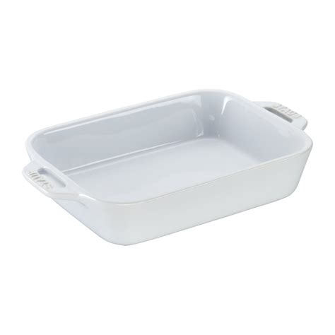 Staub Ceramic 75 X 6 Rectangular Baking Dish White