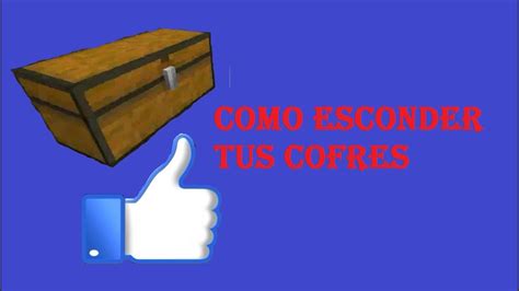 Cómo esconder cofres en minecraft YouTube